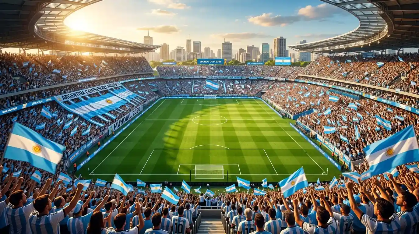Lionel Messi met de Argentijnse nationale ploeg tijdens WK 2026 voorbereidingen