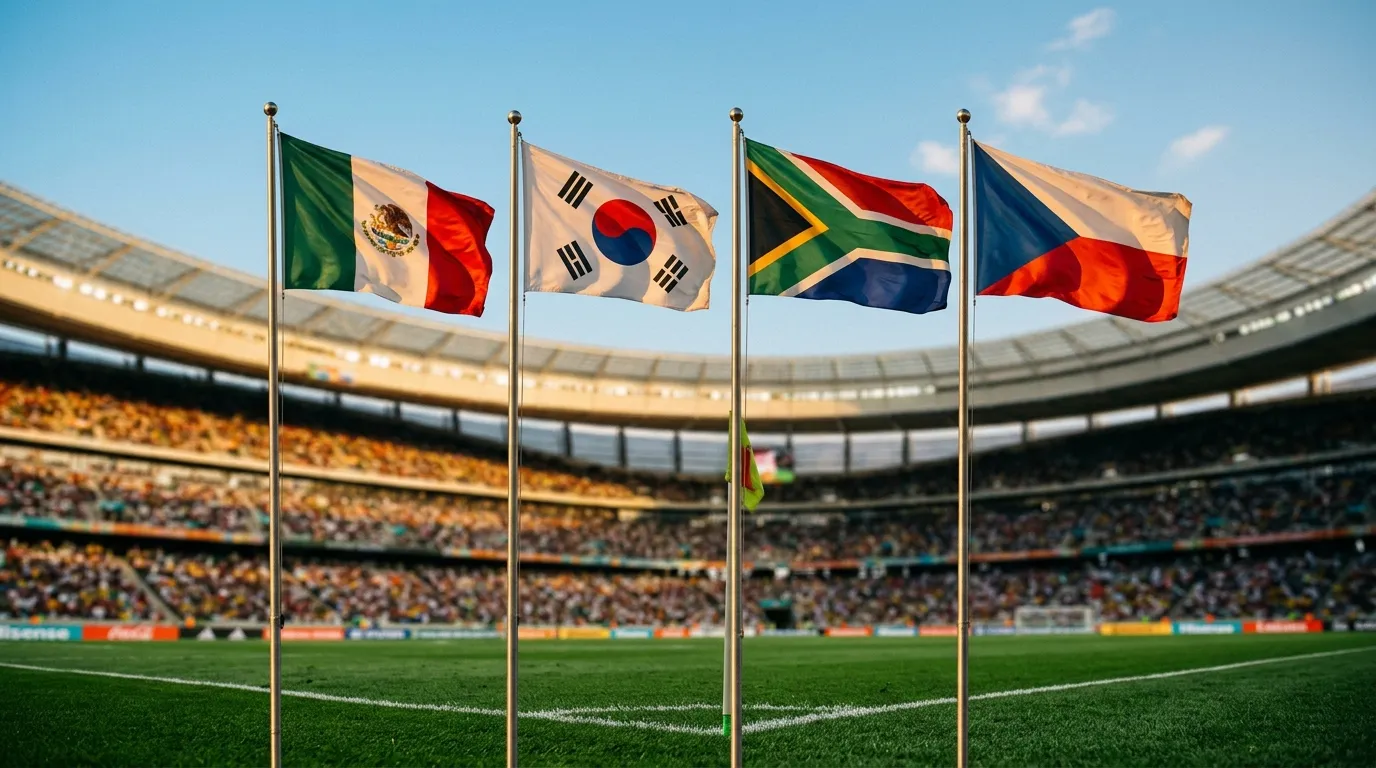 WK 2026 Groep A met Mexico, Zuid-Korea, Zuid-Afrika en Tsjechië